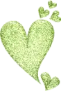 Light Green Hearts