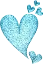 Light Blue Hearts
