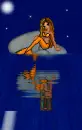 Mermaid at night