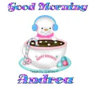 Cute Snowman -  Good Morning - Andrea