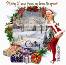 Merry Xmas fr my home to yours Cathy