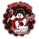 Happy Holidays Snowman