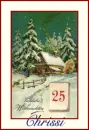 Vintage German Christmas Post Card - Chrissi