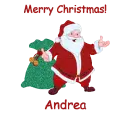Santa with bag of gifts - Andrea