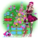 Emo Xmas Girl