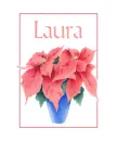 Pink Poinsettia for Laura