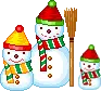 Snowman family