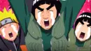 Naruto, Guy, and Rock Lee