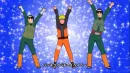 Naruto, Guy, and Rock Lee