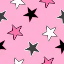 pink,black,white,stars