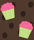 brown,pink,green,cupcake,cupcakes,sweets,