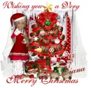 Wishing you a very Merry Christmas-Diana