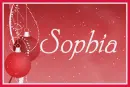 Red Decorations Tag - Sophia