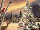 christmas forest friends 