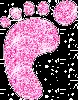 baby girl left foot