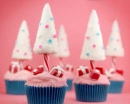 kawaii christmas cupcakes