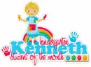 Kenneth: kindergarten student of the month!