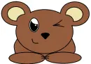 Winking Bear