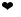 B & W  heart