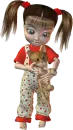 Doll with cat