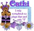 Scrapbook bear-Cathi