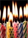 coloerd candels