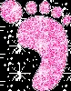 baby girl right foot