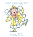 Winter Fun Ice Skater - Rita