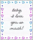 I love you