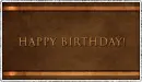 Happy birthday