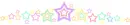 Rainbow Star Divider