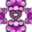 Neon Dark Pink Pattern