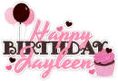 Jayleen: Happy Birthday!