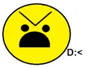 Grumpy face