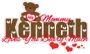 Kenneth: mommy loves you beary much!