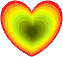 Rainbow heart
