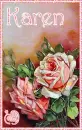 Vintage Valentine Roses - Karen