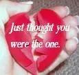 Thought you were the one