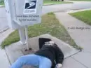 mail box beat up
