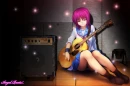 Anime girl with guitar-Angel Beats