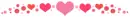 pink heart divider
