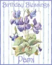 Violets for February Birthday - Pami