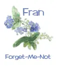 Forget-Me-Not - Fran