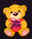 TINA WITH BEAR