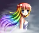 rainbow hair