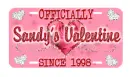 Officially Sandy's Valentine-License Plate
