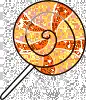 orange lolliepop