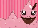 Chibi ice cream background