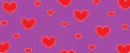 Hearts -  purple