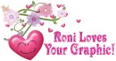 Loves it heart-Roni